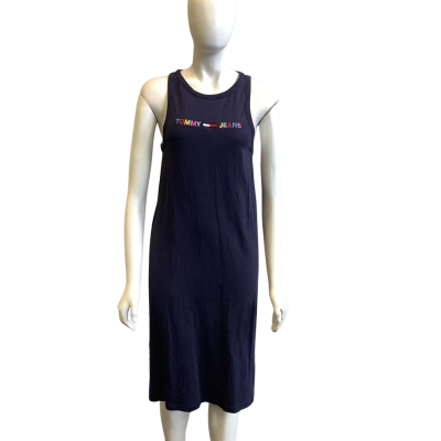 Tommy Jeans Women's Size S Tank Top Dress Navy Blue  