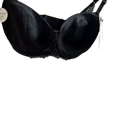  Womens  Size 10DD Bra Black  