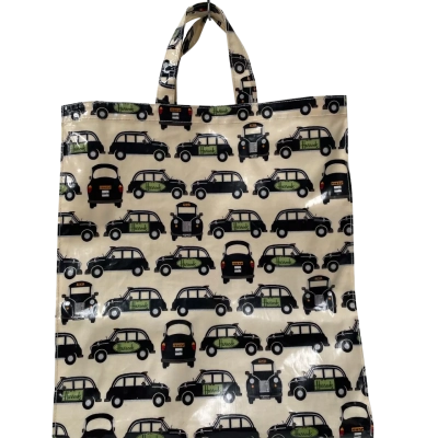  Harrods Taxi Plastic Tote Bag - Cream 