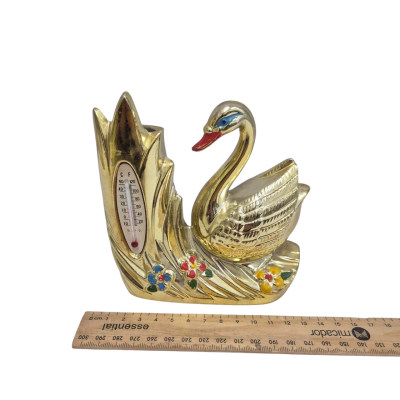 Gold swan temperature / vase JAPAN