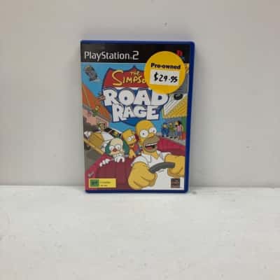PlayStation 2 The Simpsons Road Rage Game