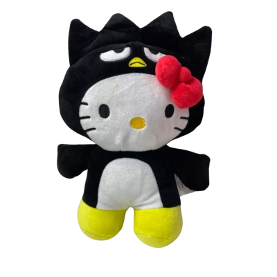 Sanrio Hello Kitty Plush Toy Dresses in a Badtz-Maru Costume
