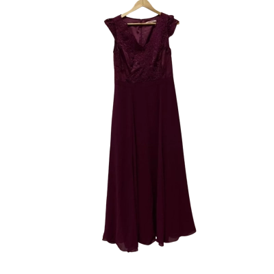 Review Womens  Size 12 Maxi Dress Purple 