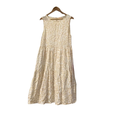 Gorman Womens  Size 10 Maxi Dress Natural / White 