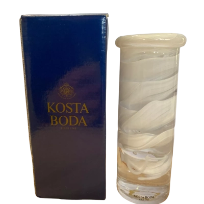 Kosta Boda Atoll Candlestick White 15cm
