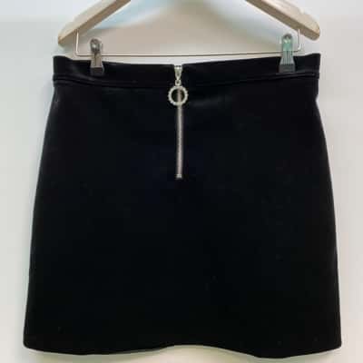  DIVIDED Skirt Size M Black  