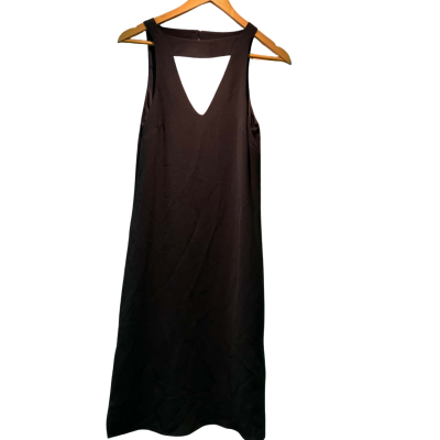 C/MEO Collective Womens  Size XS Midi Dress Black  