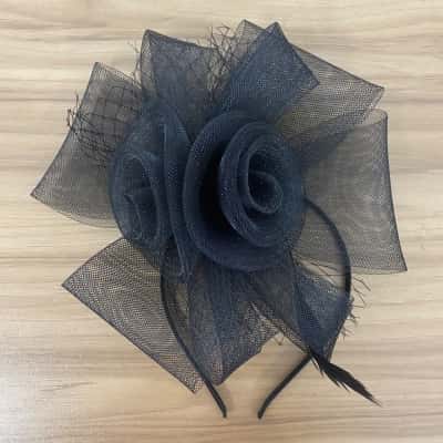 Black Fascinator Headband