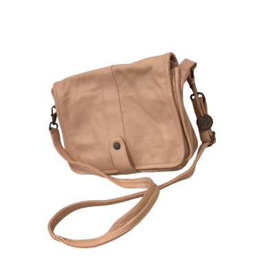Wanderers Travel Co Blush Pink Leather Crossbody Shoulder Bag