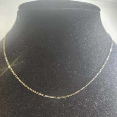 Unisex Silver 925 Stamped Chain - APPROX 40cm