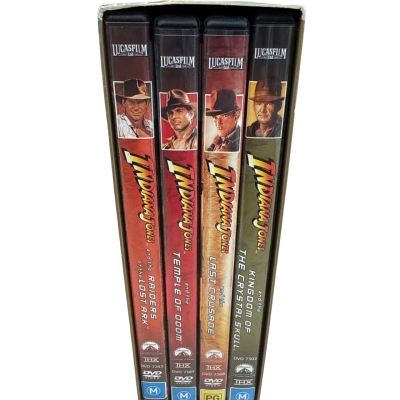 Indiana Jones: The Ark Quadrilogy Collection (Box Set, DVD, 2008)