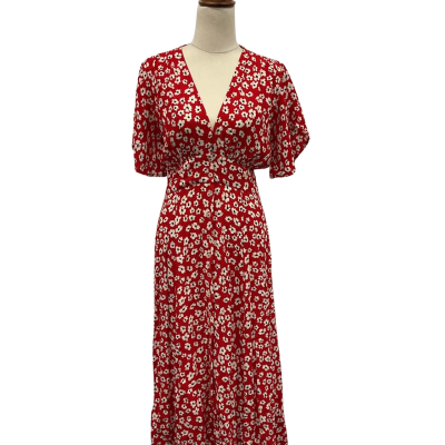 Rue Stiic Womens  Size XS Casual Dress Floral / Red 