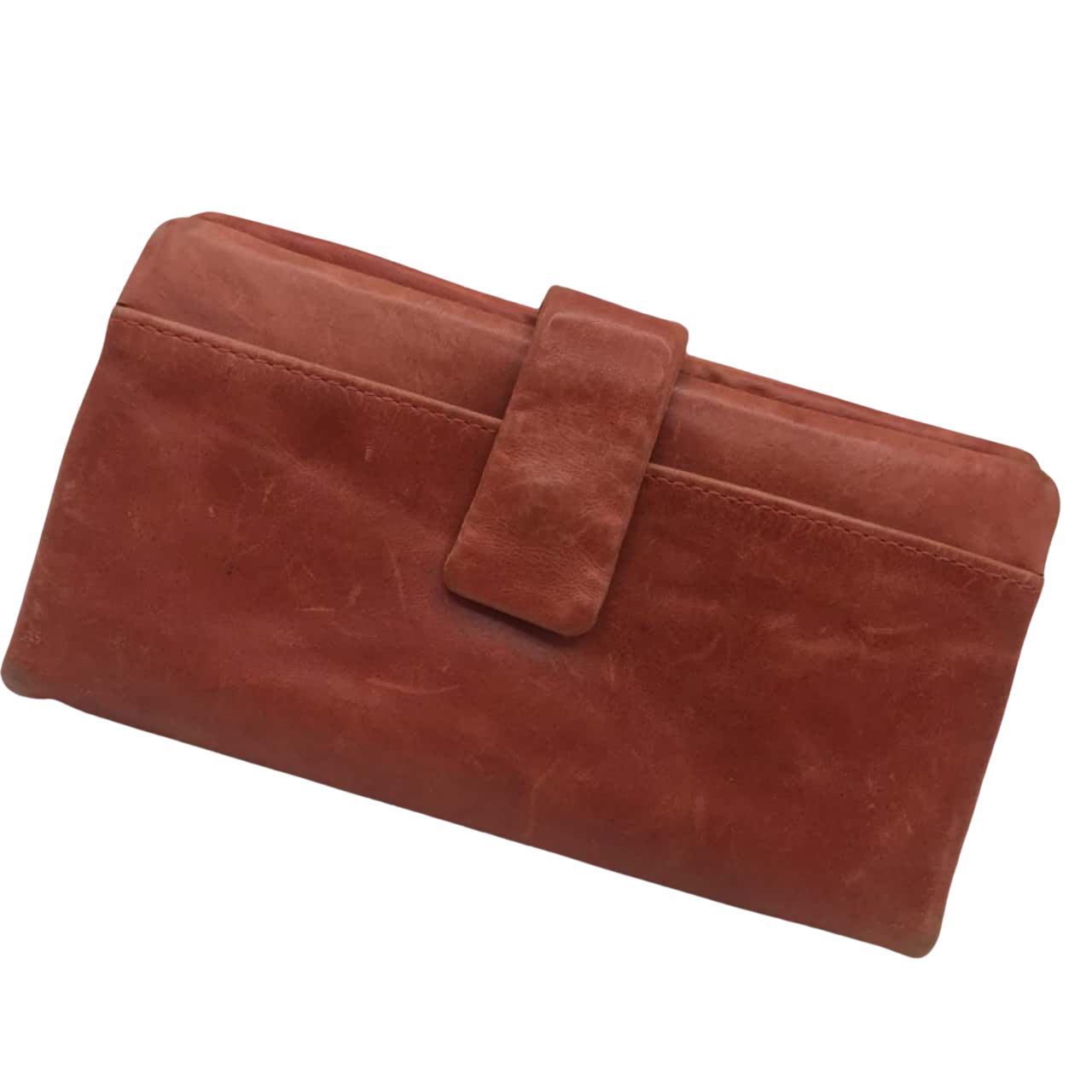 Colorado Womens Soft Leather Purse Brown Lots of Partitions 19 cm x 10