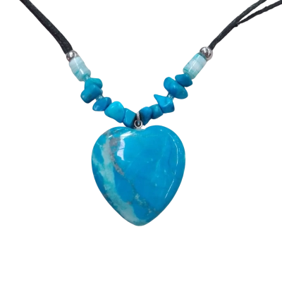 Turquoise Heart Necklace 