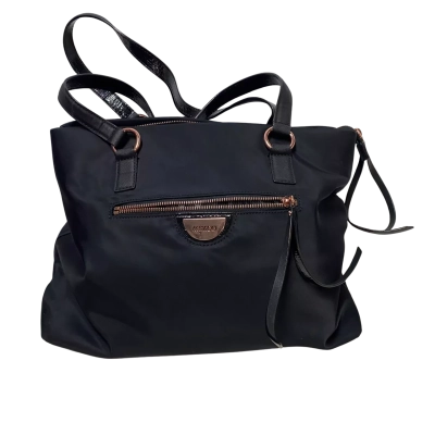  Womens Black Mimco Echo Worker Tote Bag