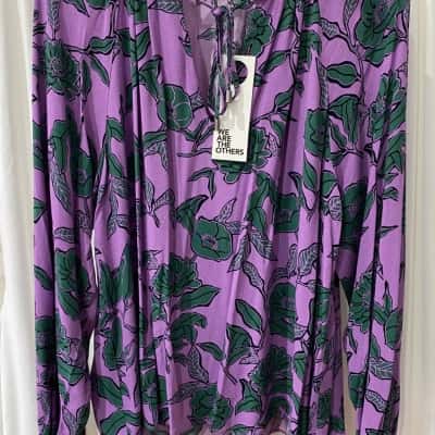 We Are The Others Womens Blouse Purple 