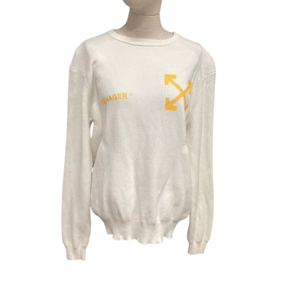  THE LABEL OFF-WHITE 2013 Bart Simpson  Size XL Jumper Off White 