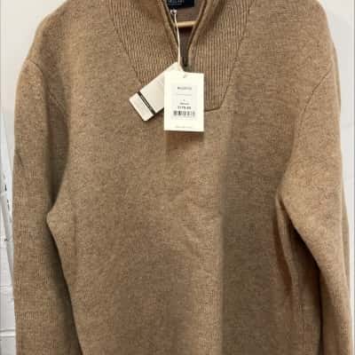 R B Sellars Mens  Size L Jumper Nude 