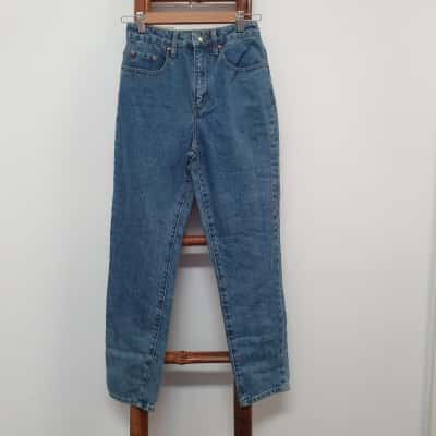 Sportsgirl Women's Size 6 High Rise Ankle Grazer Blue Jeans - New With Tags