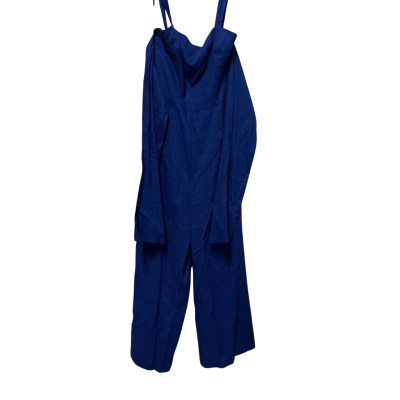 Finders Keepers Womens  Size 6 Long Sleeve Jumpsuit Navy Blue 