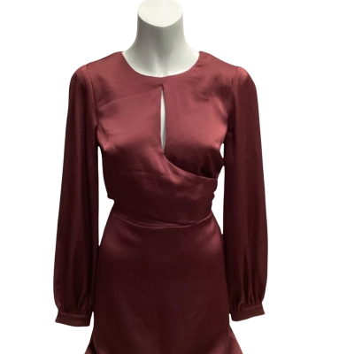 Kookai Womens  Size 34 Maroon Mini Dress