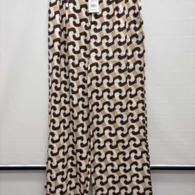 Seed Heritage Womens  Size 10 Wide Leg Pants Beige / Brown 