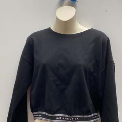 Black AJE Athletica Jump Suit Set  Size 12   