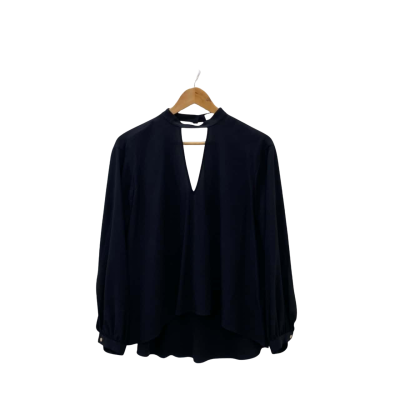 Sass & Bide Womens  Size 6 3/4 Sleeve Top Black  