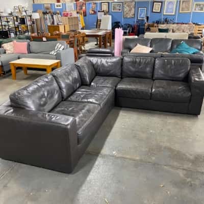 Freedom Leather L Shape Lounge