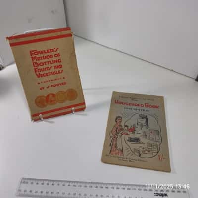 Vintage Books Duo 1942 Bottling and Household Duo 