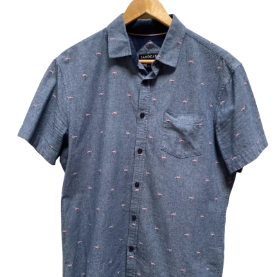 Tarocash Mens  Size M Navy Shirt