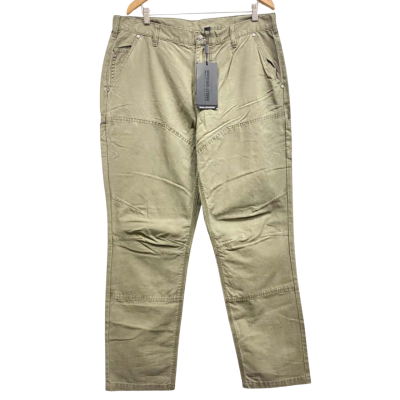 Harley Davidson Straight Leg Khaki Green Carpenter Pants Size 38x34
