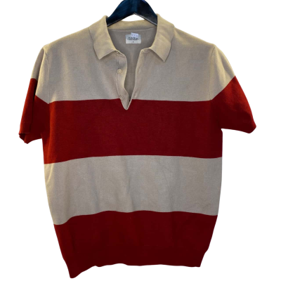  Mens  Size S Cream / Khaki T-shirt 