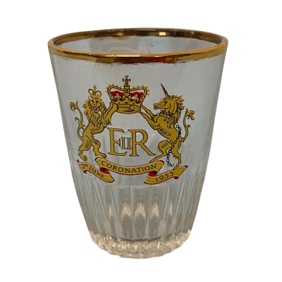 Queen Elizabeth II Royal Visit 1953-1954 Glasses x 6