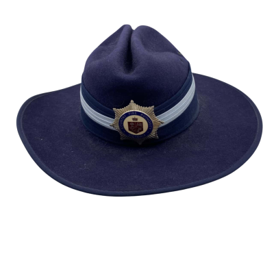 CFA Wide Brim Hat With Badge Navy Blue JK3
