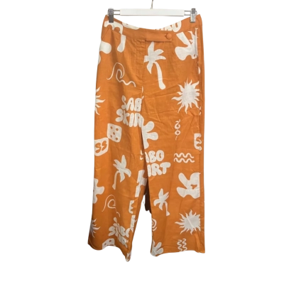 Womens  Size M Orange / White 