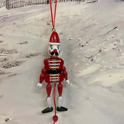 Vintage Wooden Jumping Jack