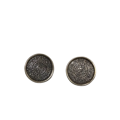 Silver Alpaca Mexican Vintage Cufflinks