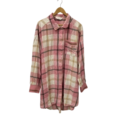 Peter Alexander Womens  Size XXL Night Gown Beige / Pink  