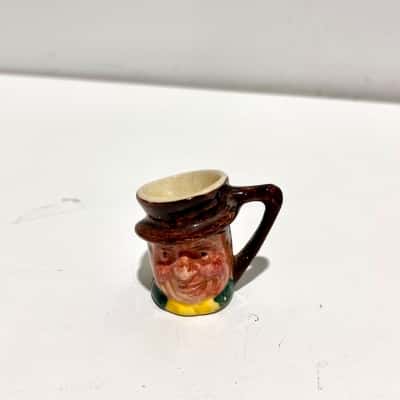 Vintage Lancaster Sandland Pottery Mug Stein Tony Weller Handpainted in England