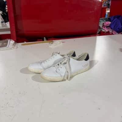 Ralph Lauren Womens  Size 10 Sneakers Black  / Red / White 