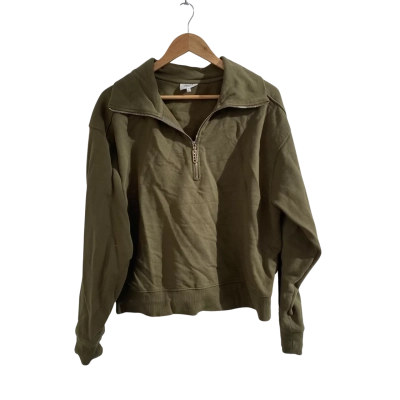 Seed Heritage Womens  Size M Quarter Zip Jumper Olive 