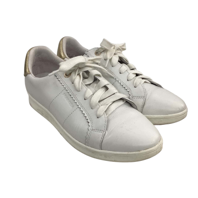 Frankie4 Womens  Size 7 Sneakers Gold / White “Jackie IV”