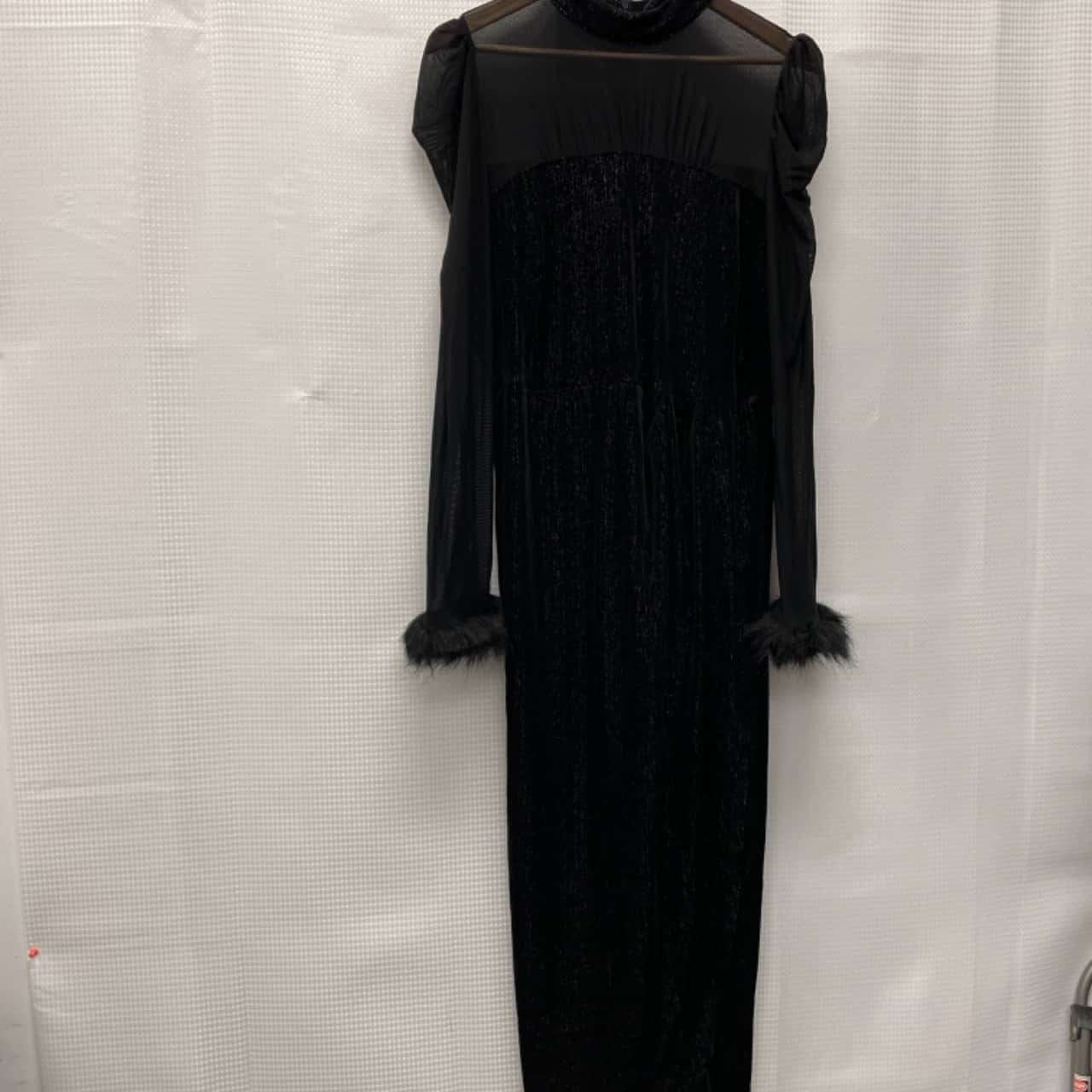 Shein Womens Curve Size XL Bodycon Dress / Long Sleeve / Party Dress Black  (s)