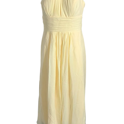 JJ's House Womens  Size 12 Cocktail Dress Yellow 