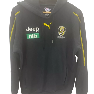 AFL Mens  Size M Hoodie Black  / Yellow Tigers