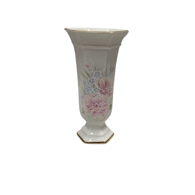 Royal Winton Staffordshire Vintage Small Hexagonal Flora Vase
