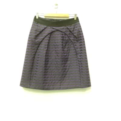 Veronica Maine Womens  Size S Black  / Pattern / Purple skirt