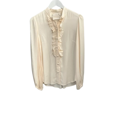 Zimmermann Womens  Size 1 Blouse Cream 