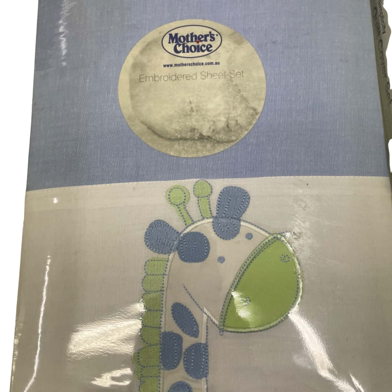 Mothers Choice Embroidered cot Set